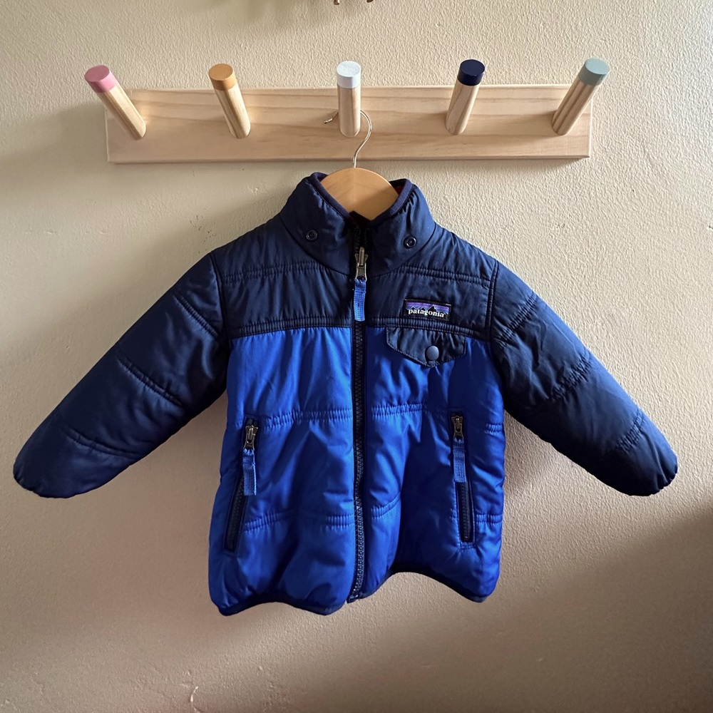 Patagonia reversible tribbles toddler jacket
